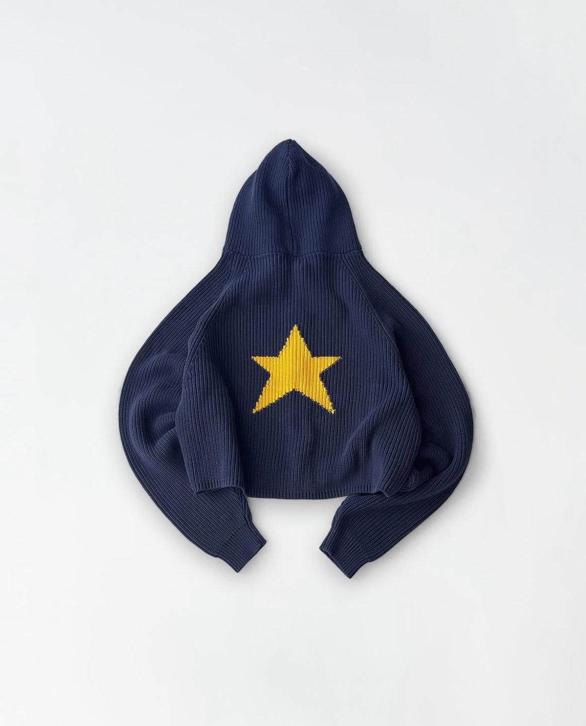 Knitted Star Zip-Up
