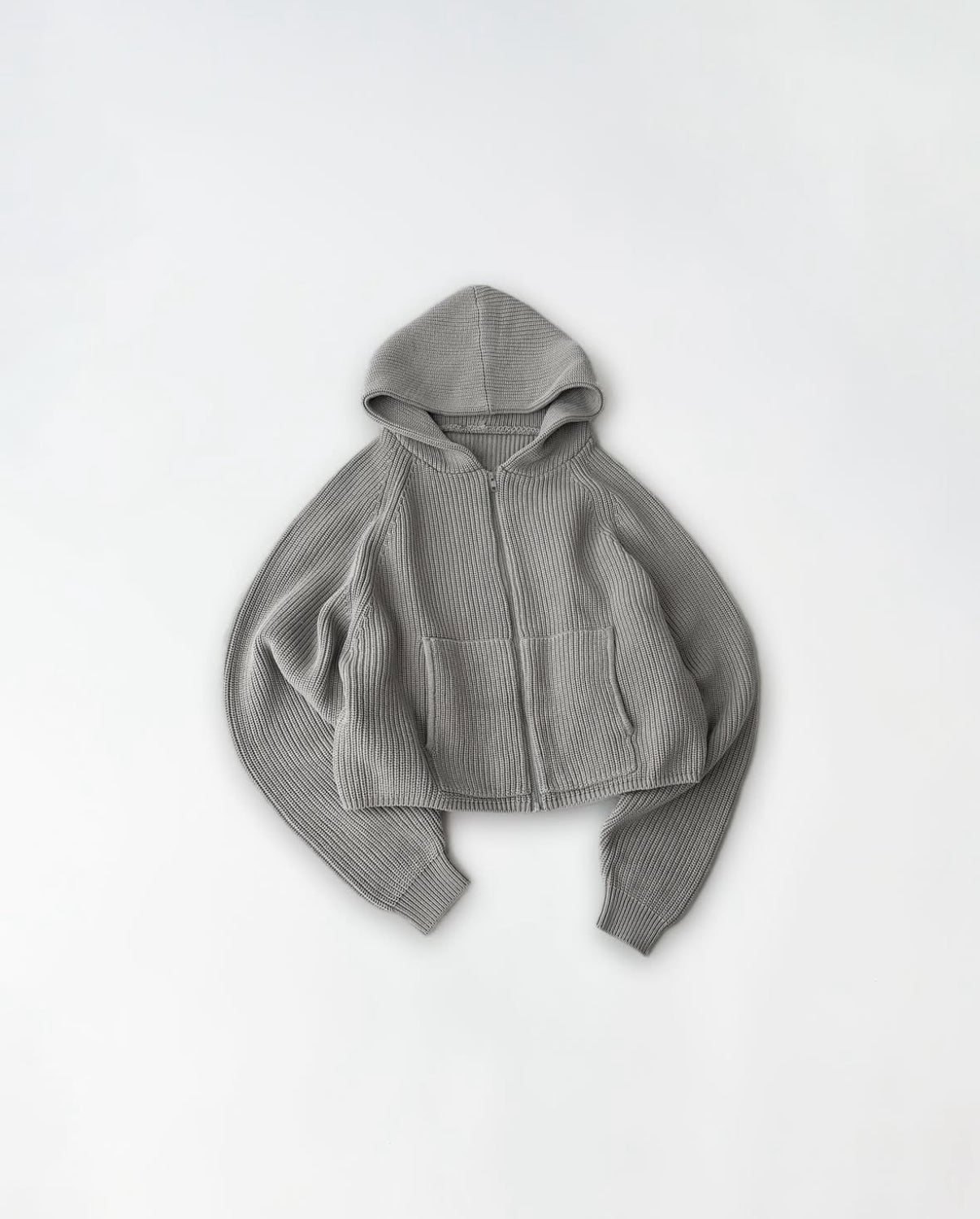 Knitted Star Zip-Up