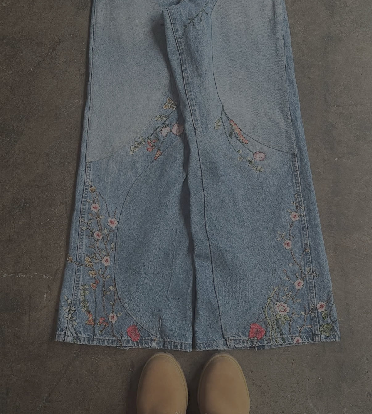 Floral Denim