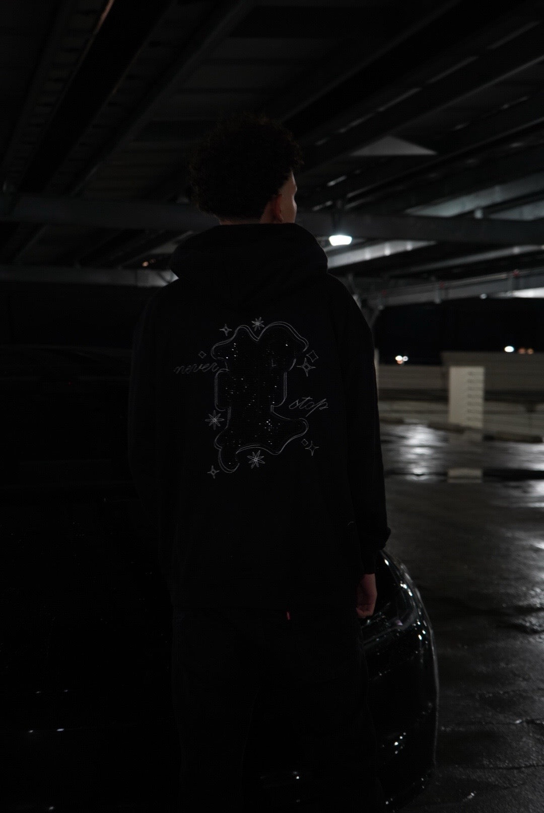 Cross Necklace Hoodie