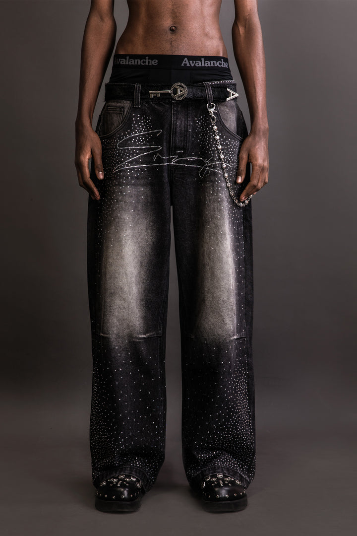 Baggy Crystal Jeans
