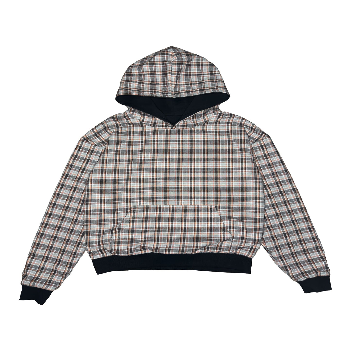 Reversible Plaid Hoodie