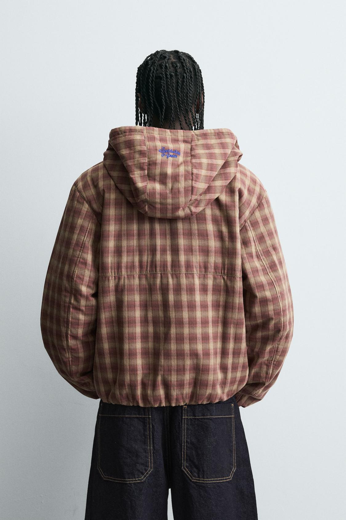 Checkered Hoodie Jacket
