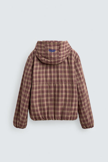 Checkered Hoodie Jacket