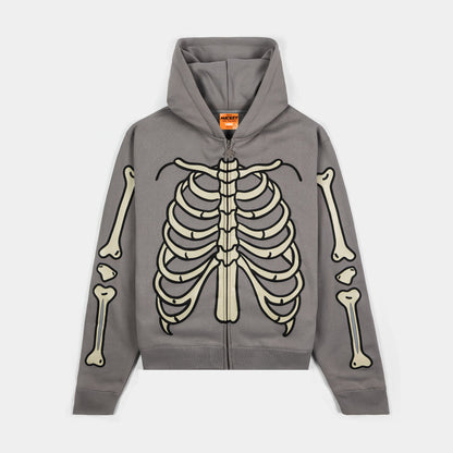 Mickey Skeleton Zip-Up