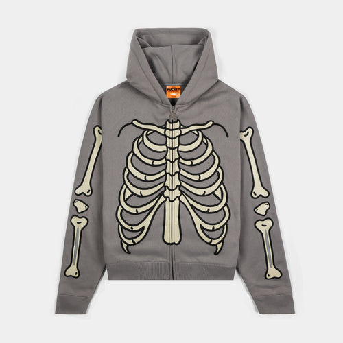 Mickey Skeleton Zip-Up