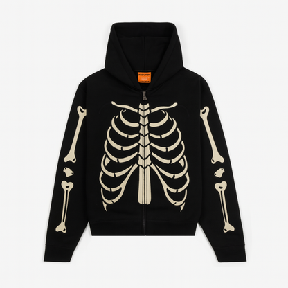 Mickey Skeleton Zip-Up