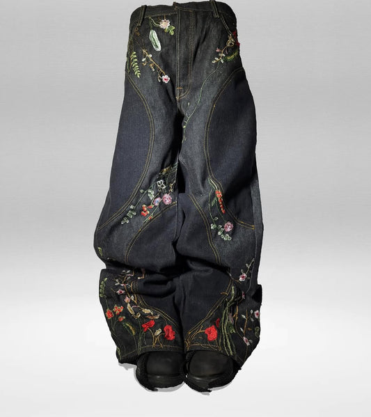 Floral Denim