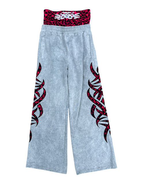 Pink Leopard Sweatpants
