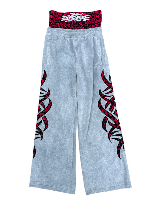 Pink Leopard Sweatpants
