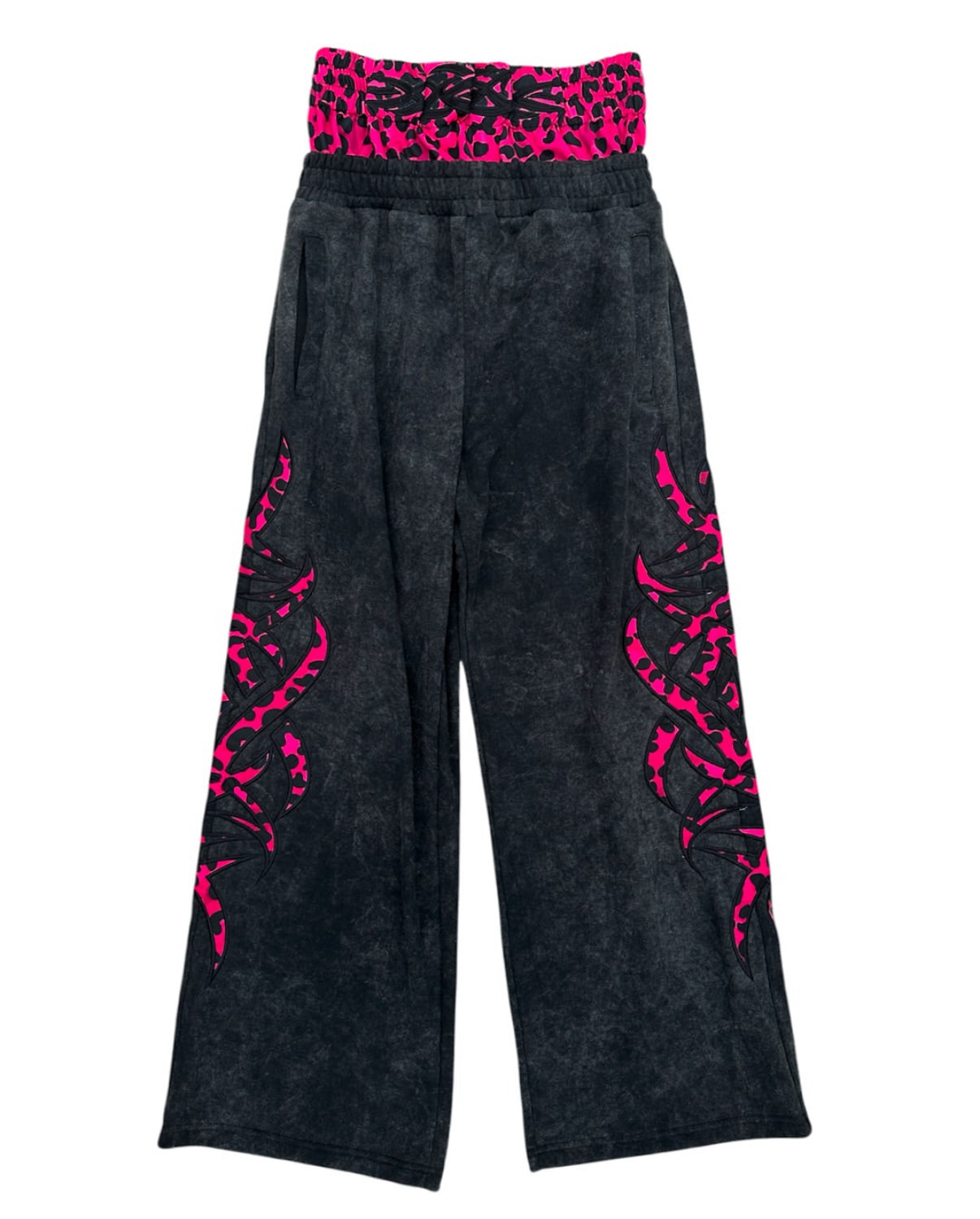 Pink Leopard Sweatpants