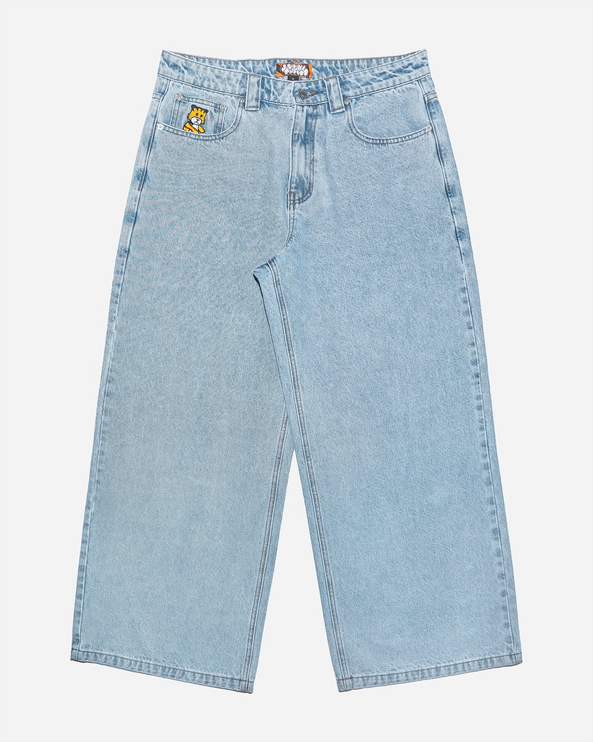 Tiger Embroidered Jeans