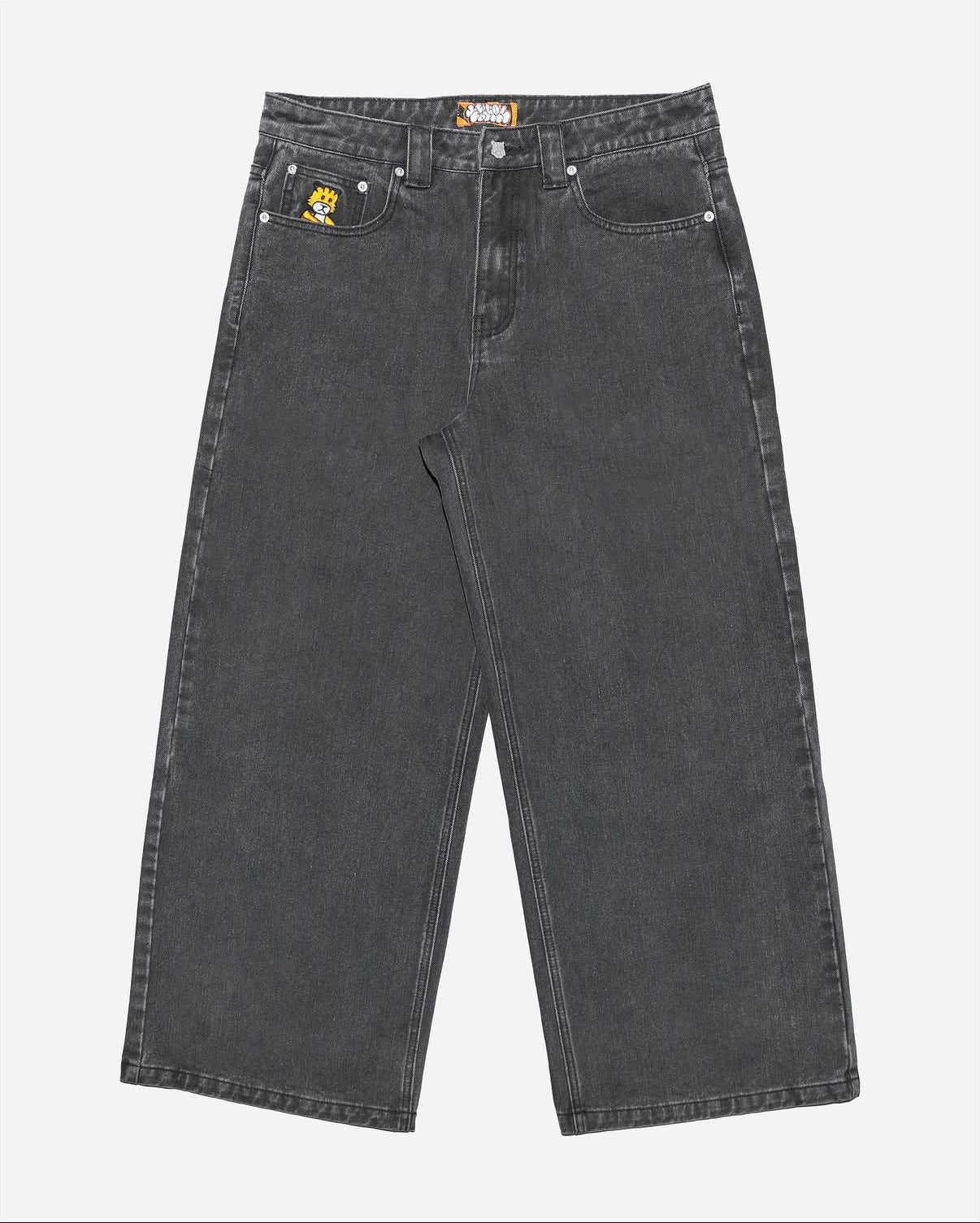 Tiger Embroidered Jeans