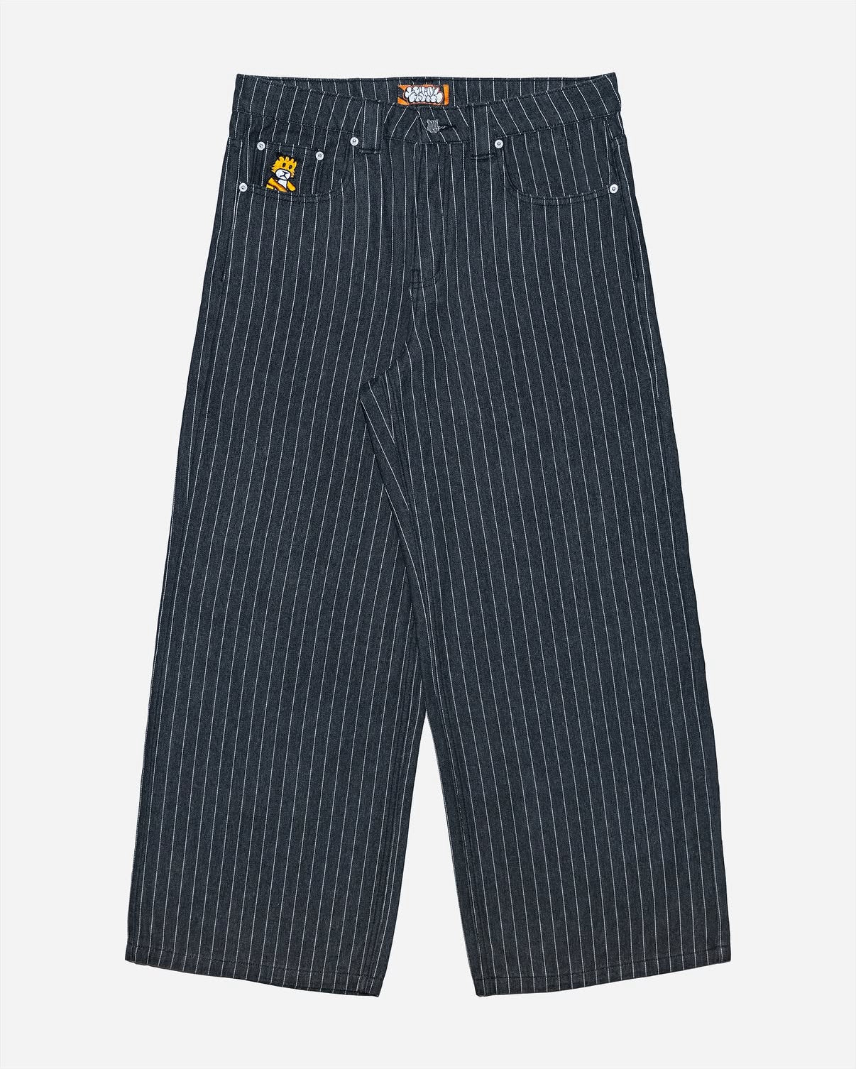 Tiger Embroidered Jeans