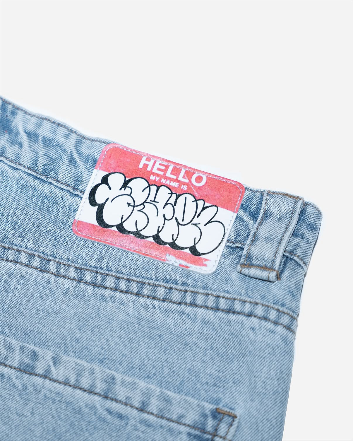 Tiger Embroidered Jeans
