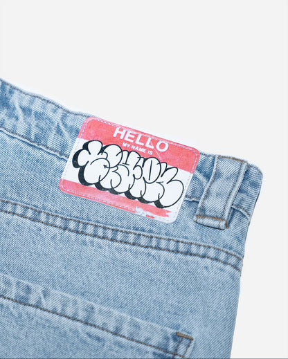 Tiger Embroidered Jeans
