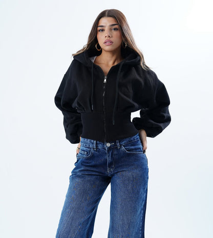 Snatched Corset Hoodie