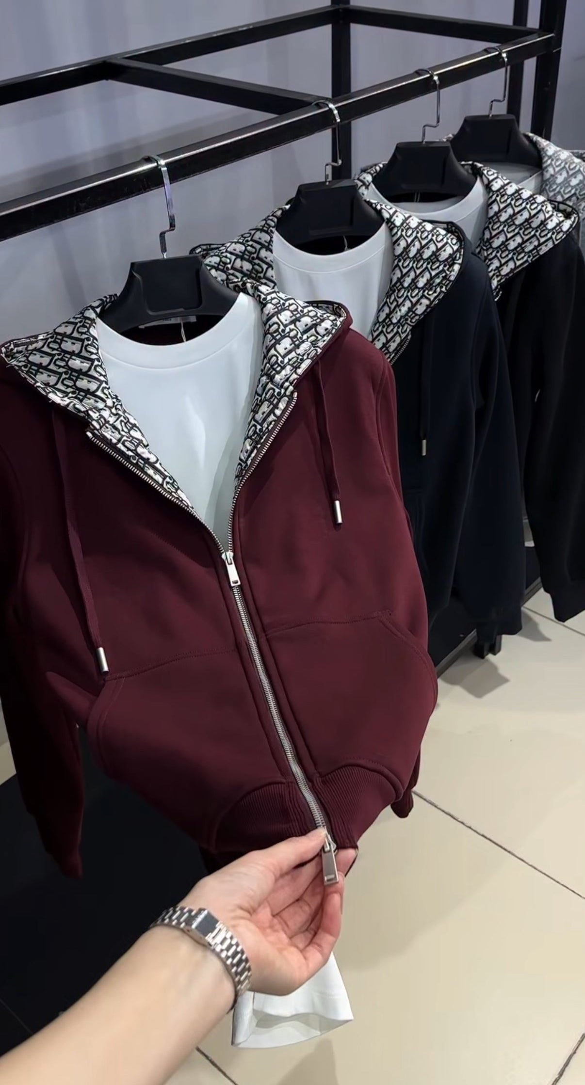 Designer Oblique Hoodie