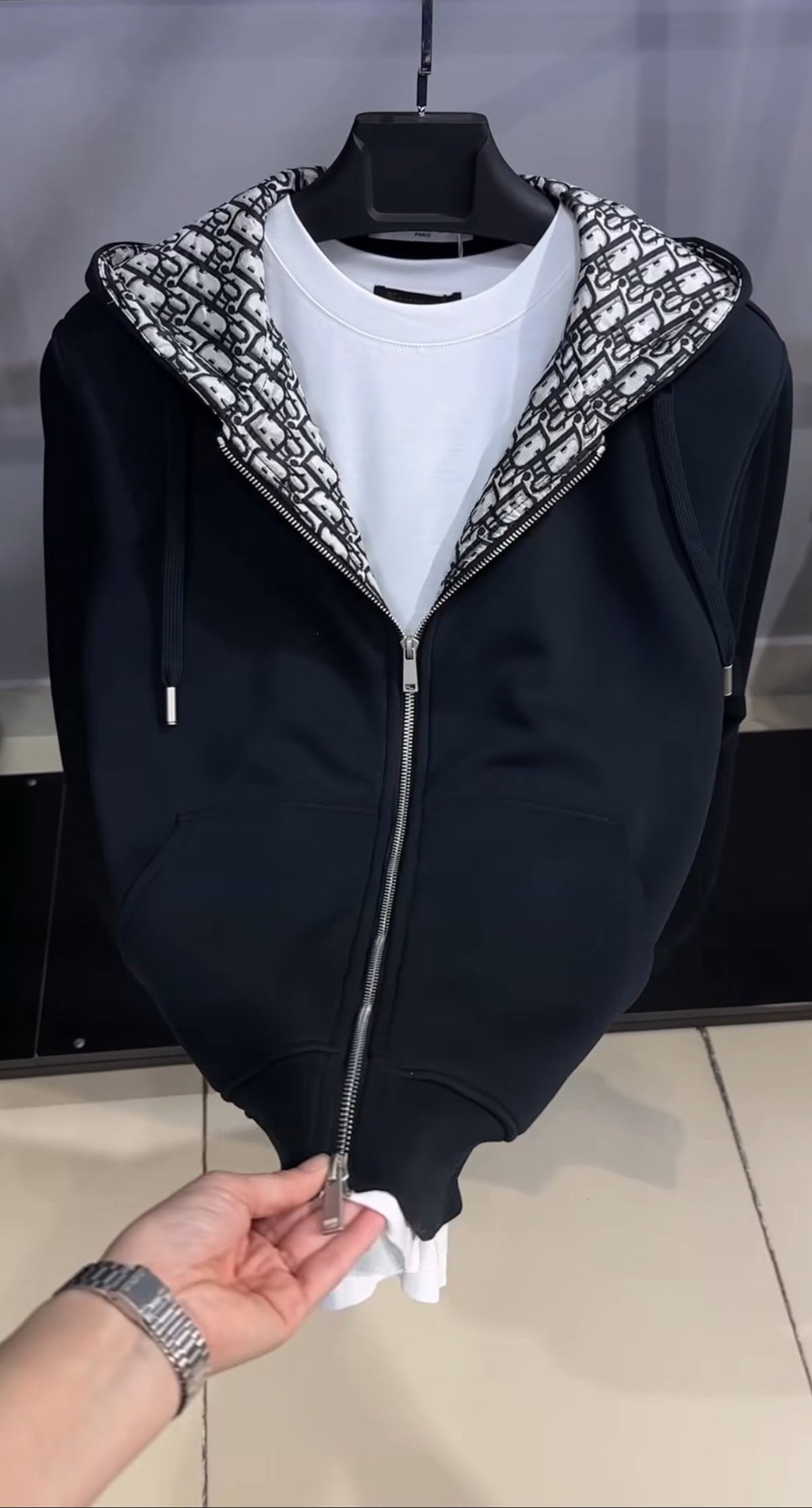 Designer Oblique Hoodie