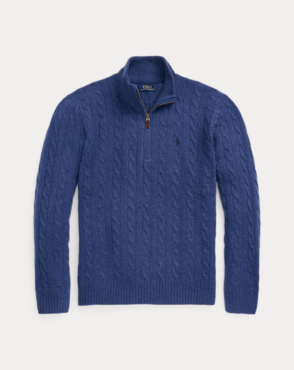 Cable Knit Quarter-Zip