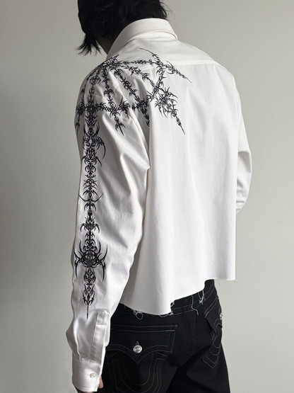 Embroidered Sigilism Button Up