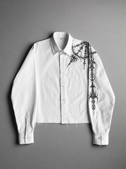 Embroidered Sigilism Button Up