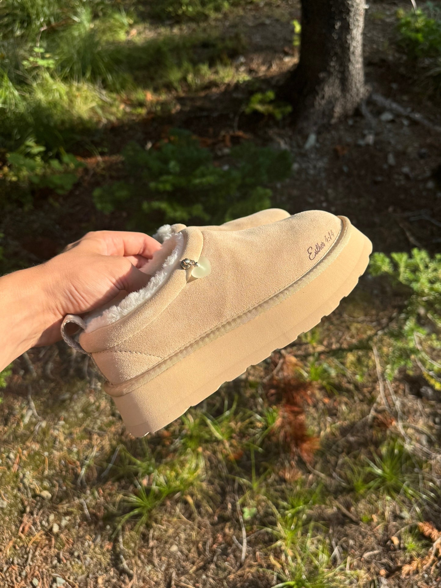 Custom Bible Verse Moccasins