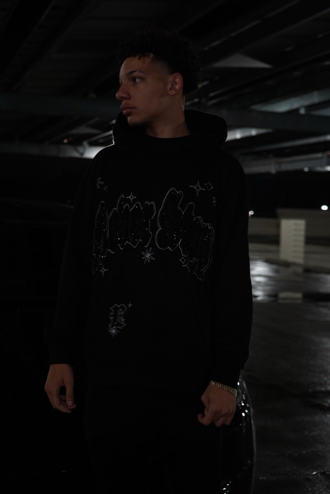 Cross Necklace Hoodie