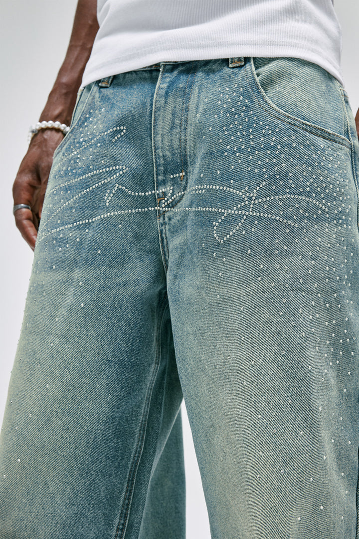 Baggy Crystal Jeans