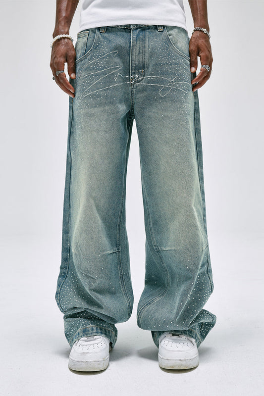 Baggy Crystal Jeans