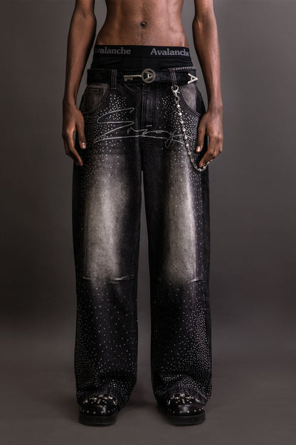 Baggy Crystal Jeans